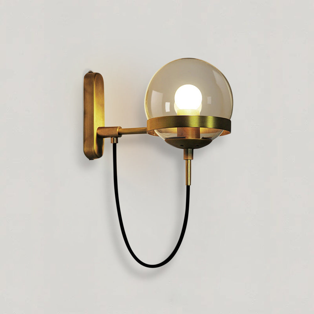 LumiSphere Modern Wall Lamp - Iron Sphere Light Fixture