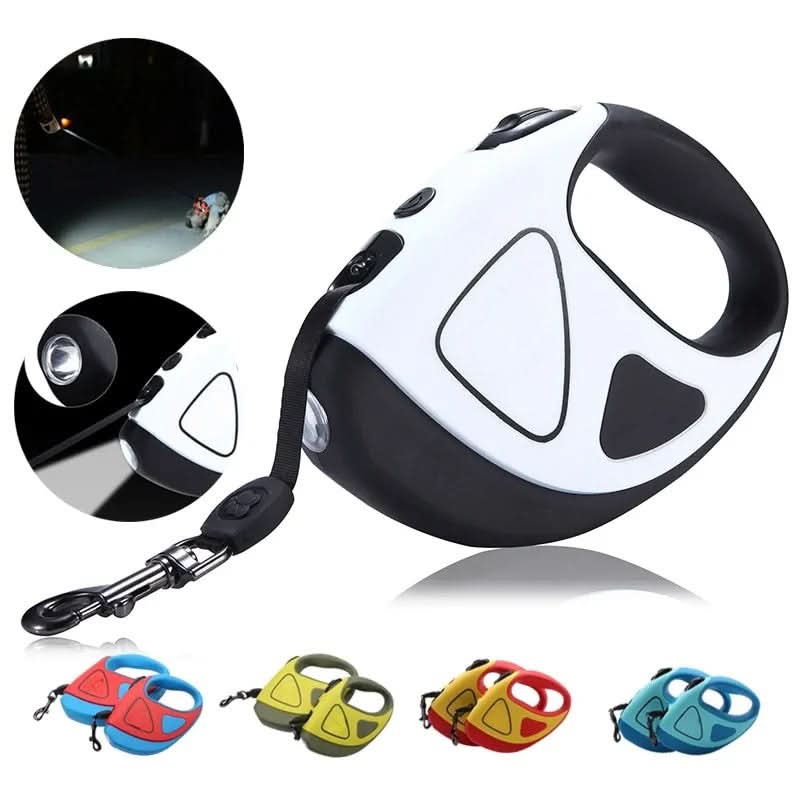 NovaGrip Auto Dog Leash With LED Light And Ergonomic Anti Slip Handle