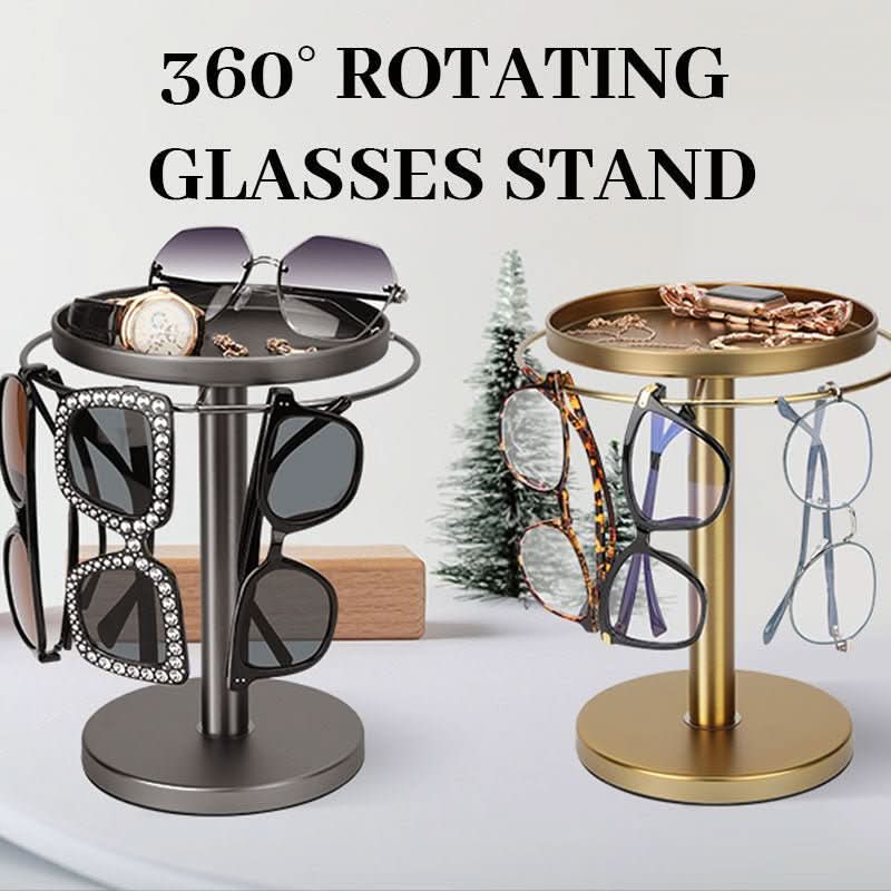 AstraRack 360 Degree Rotating Glasses Stand for Elegant Organization