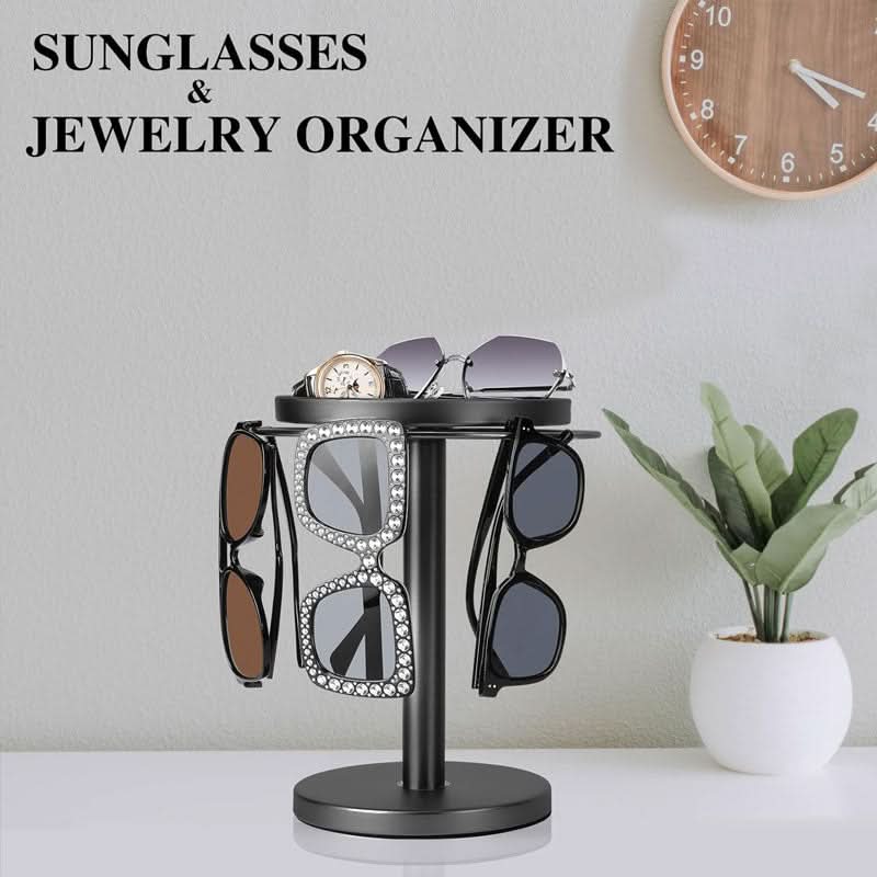 AstraRack 360 Degree Rotating Glasses Stand for Elegant Organization