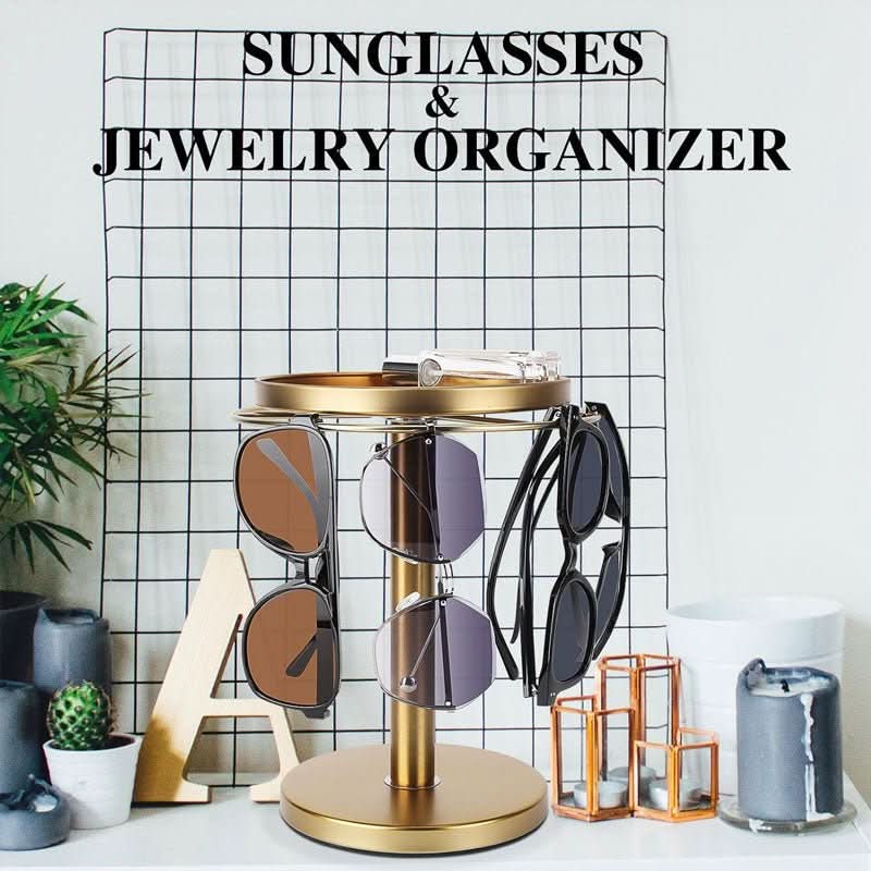 AstraRack 360 Degree Rotating Glasses Stand for Elegant Organization