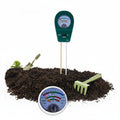 Tester del terreno da giardino a tre vie
