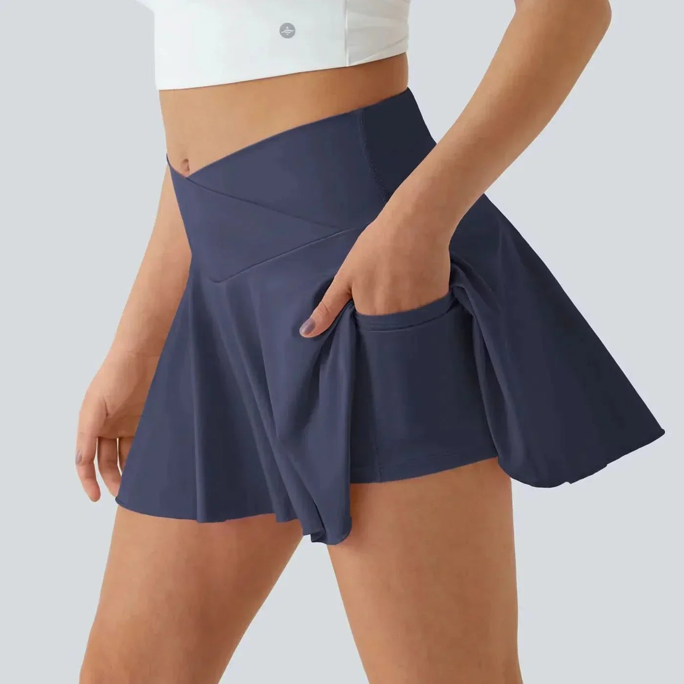 AeroCloud Airy Tennis Skirt With Built In Shorts And UPF 50 Plus Protection