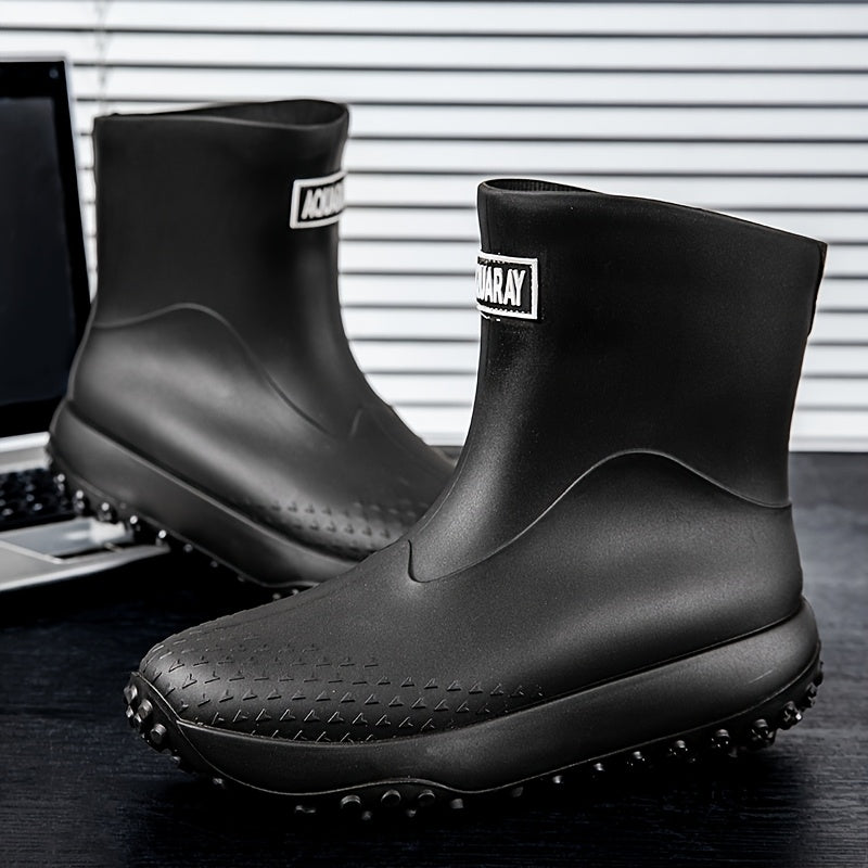 Slip-On Waterproof Rain Boots