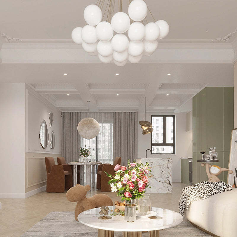 Aurea Pendant Lamp With Metal And Glass For Modern Rooms