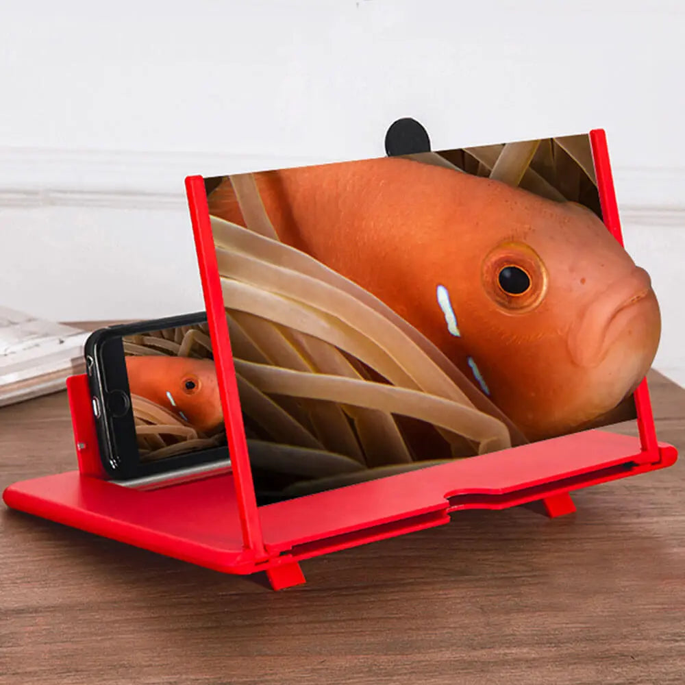 Élargisseur d'écran 3D pliable pour téléphone avec support réglable pour films et vidéos