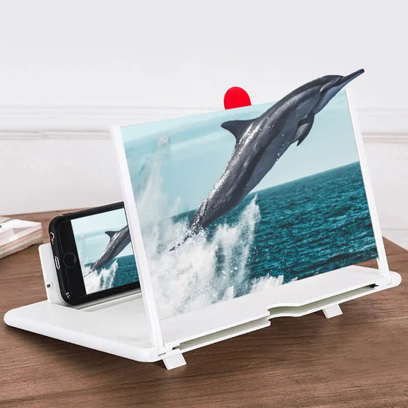 Élargisseur d'écran 3D pliable pour téléphone avec support réglable pour films et vidéos