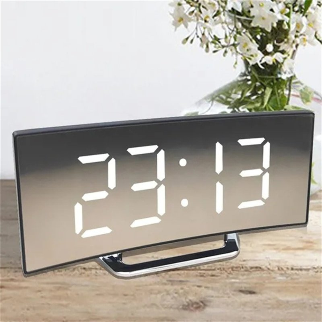 LumaSync LED Clock With Alarm For Modern Nightstands Daily Use
