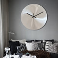 Sleek Stainless Steel Minimalist Wall Clock For Modern Homes