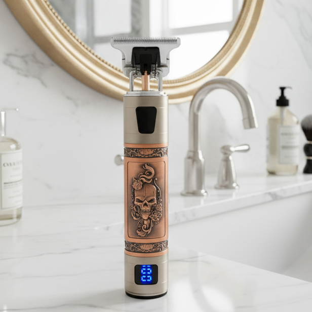 Velora Vintage Beard Trimmer With Battery And Precision Cut For Beard And Hair