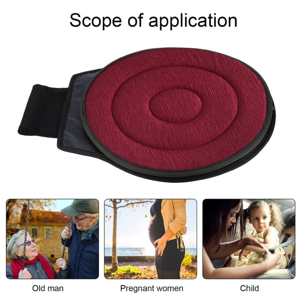 360 Degree Swivel Memory Foam Seat Cushion For Car, Office, Home Non-Slip Ergonomic Support