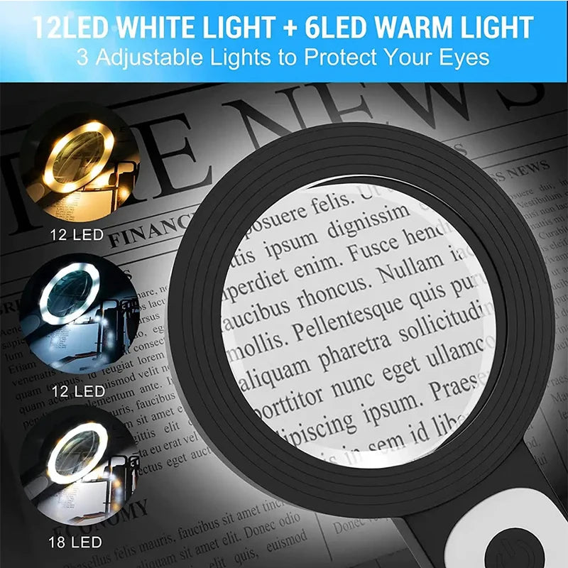 BrightLens 30x nagyító időseknek és olvasáshoz | Fervei