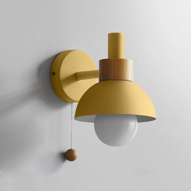 Fjordly Macaron Globe Wall Lamp With Soft Warm Pastel Glow