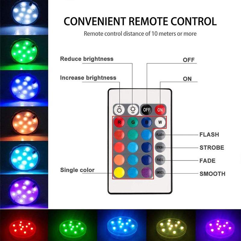 LED-licht met afstandsbediening en magnetische zuigbevestiging