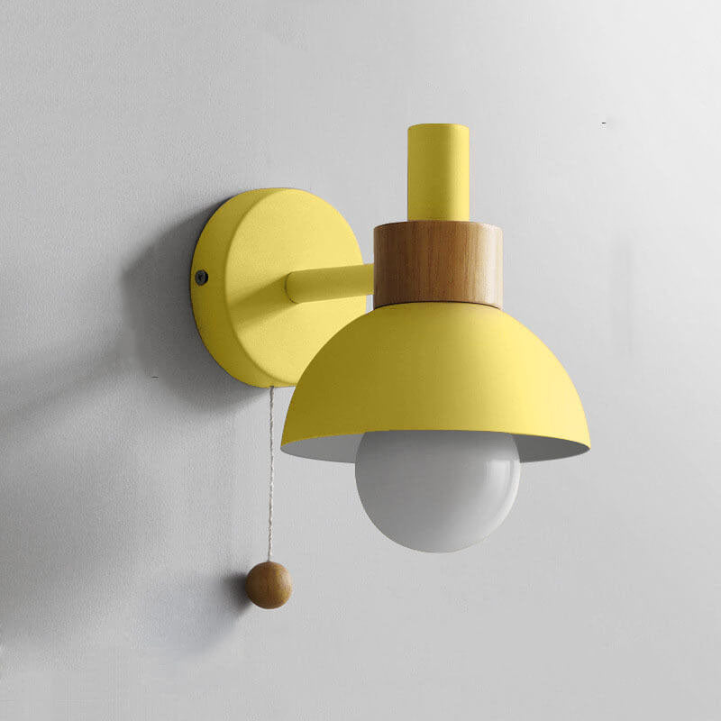 Fjordly Macaron Globe Wall Lamp With Soft Warm Pastel Glow