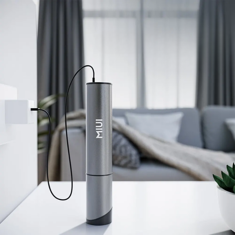 Compact USB Cordless Vacuum Three Attachments Included For Home Car And Desk Cleaning