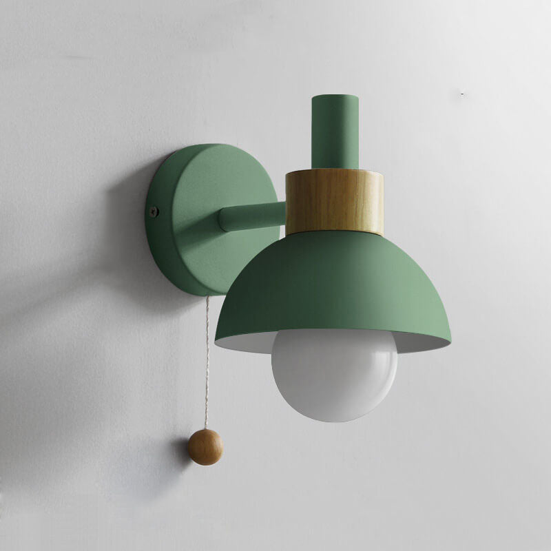 Fjordly Macaron Globe Wall Lamp With Soft Warm Pastel Glow
