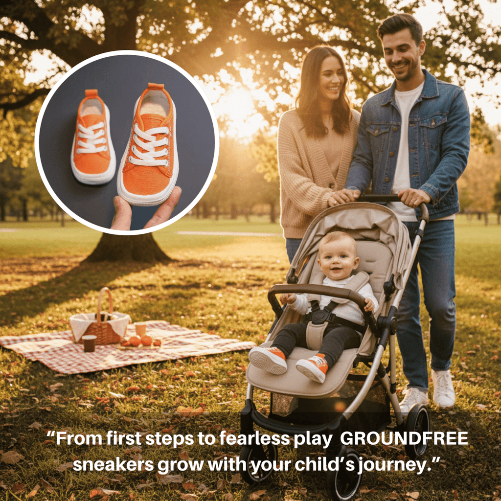 Baskets pieds nus NimbleStep pour enfants avec semelle antidérapante