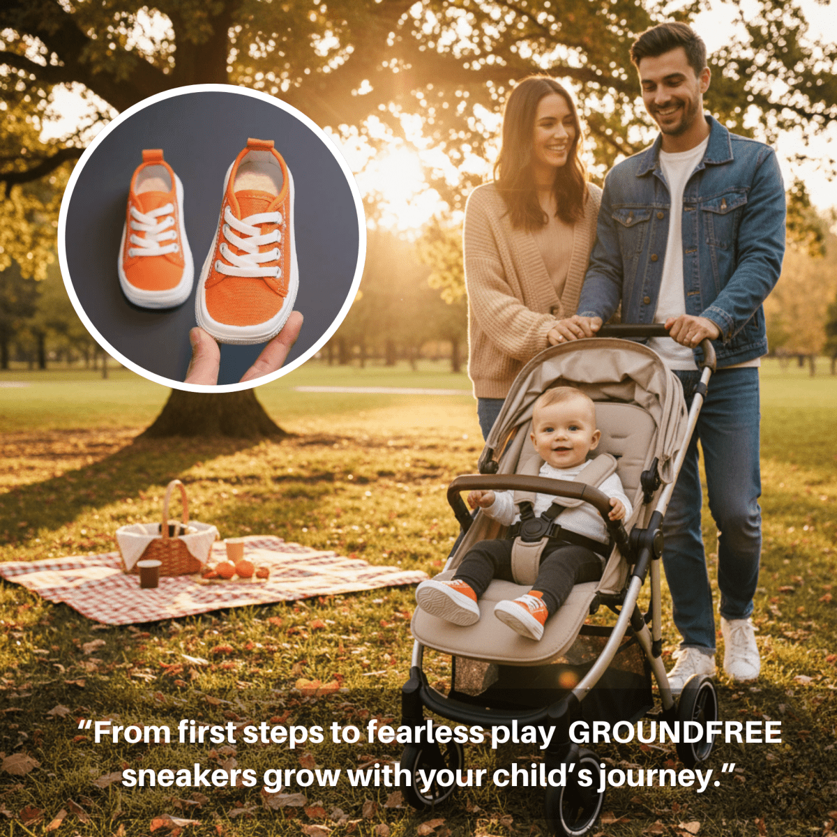 Baskets pieds nus NimbleStep pour enfants avec semelle antidérapante