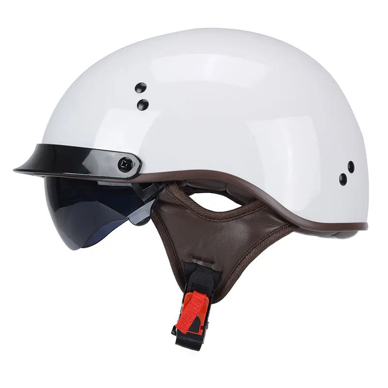 DOT Approved Chopper Sunglass Helmet With UV Visor And Lightweight Comfort