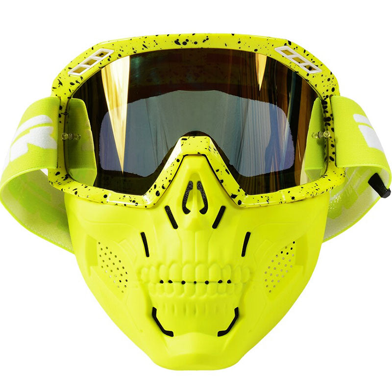 Brýle Skull pro motocyklisty s nárazuvzdorným PC sklem a pohodlím