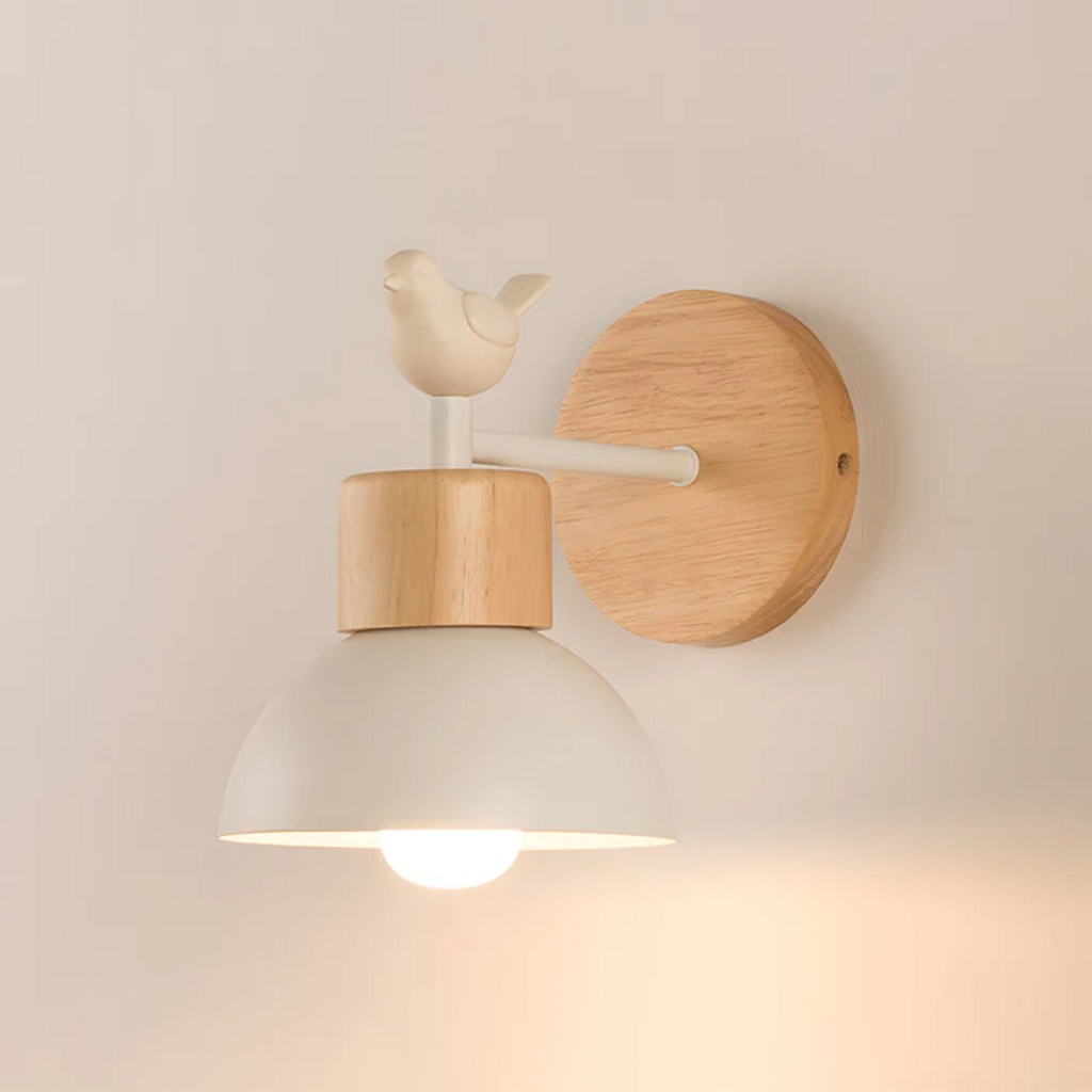 Everwood Wood Wall Light for Bedroom Living Room and Kitchen