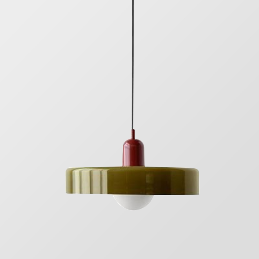 Bauhaus Colored Glass Pendant Light For Modern Homes