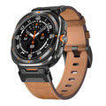 Kožený taktický řemínek kompatibilní se Samsung Galaxy Watch Ultra