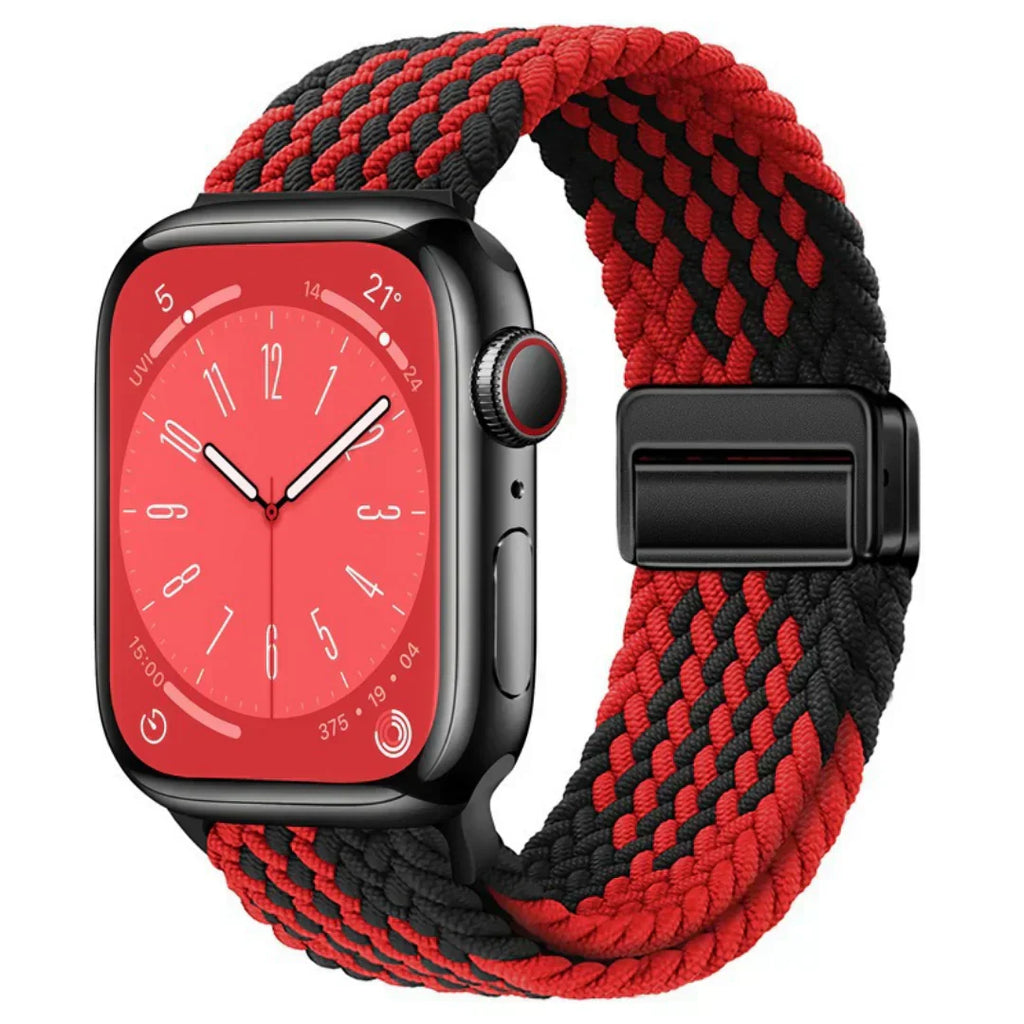 Bracelet Apple Watch avec fermeture magnétique en nylon pour un ajustement sécurisé
