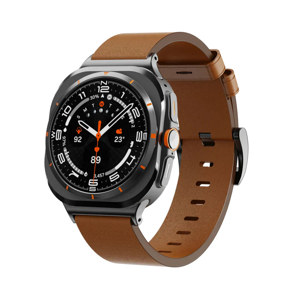 Horween Lederarmband kompatibel mit Samsung Galaxy Watch Ultra