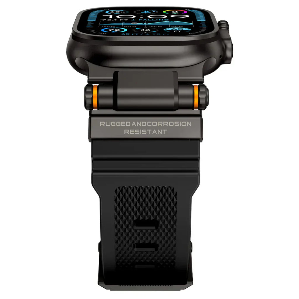 Silikonový řemínek Mecha Design kompatibilní s Apple Watch pro každodenní pohodlí