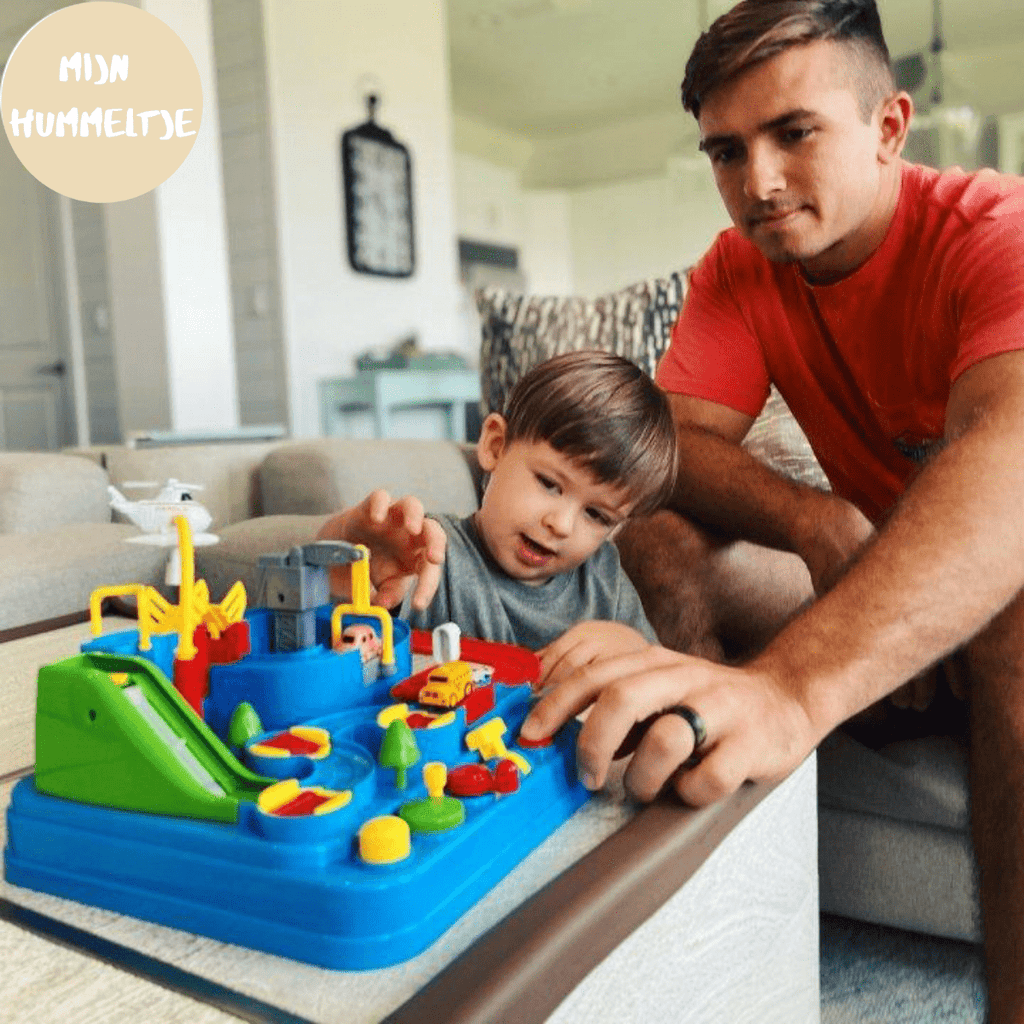UrbanPlay City Playset With Cars And Helicopter For Ages 3 And Up