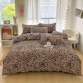 Aurora Living Luxury Leopard Print Duvet Cover Soft