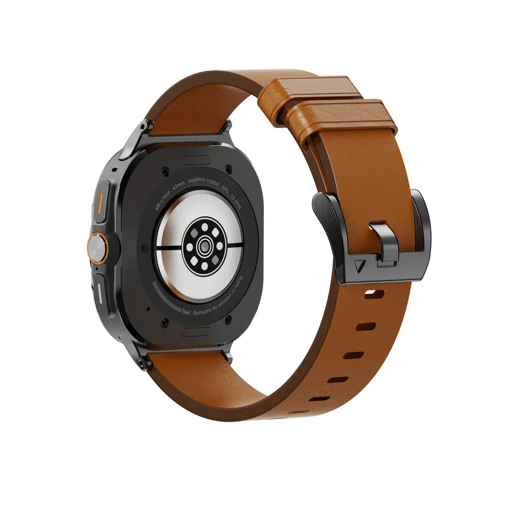 Horween Lederarmband kompatibel mit Samsung Galaxy Watch Ultra