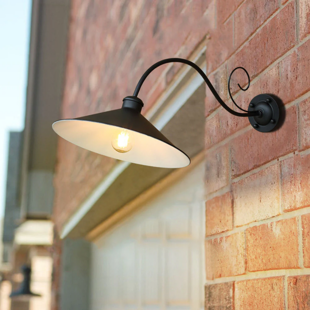 Vintage Outdoor Wall Light From Brightoak With IP65 LED Compatibility