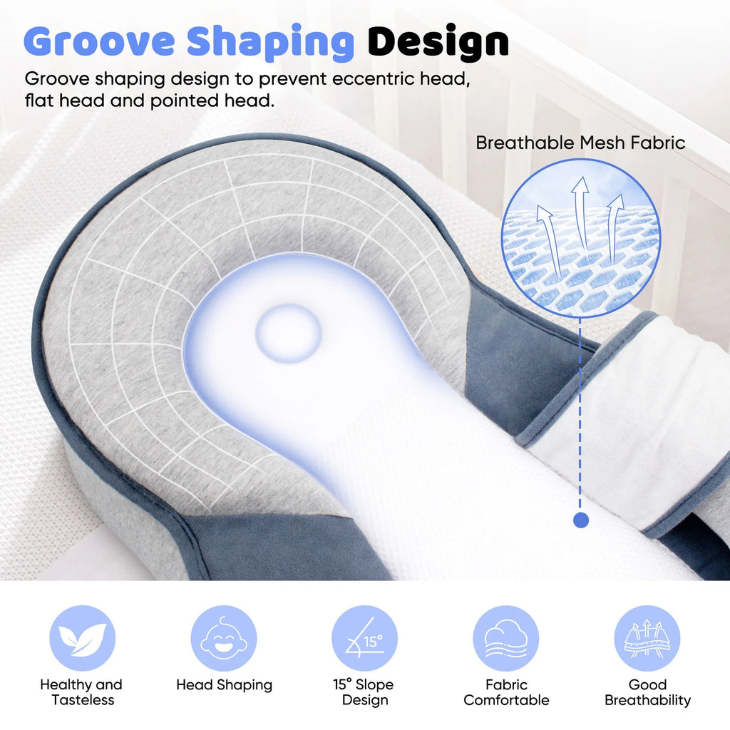Coussin surélevé anti-reflux pour bébé nouveau-né et nourrisson | Fervei