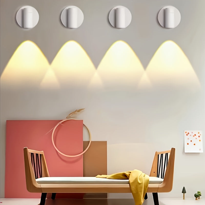 Nástěnná lampa s otočným projekčním světlem