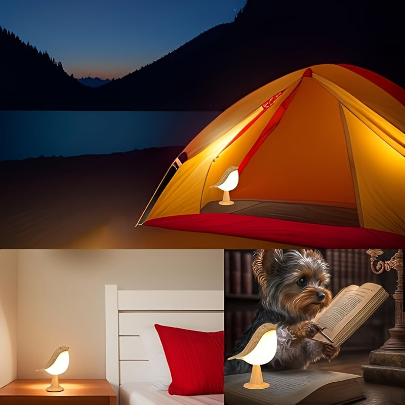 Minimalist Bird Lamp for Cozy Holiday Home Decoration