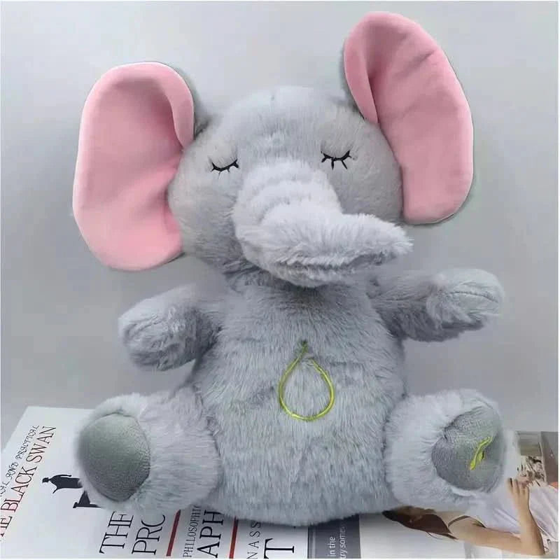 SereneCuddle Elephant Calming Breathing And Sleep Light