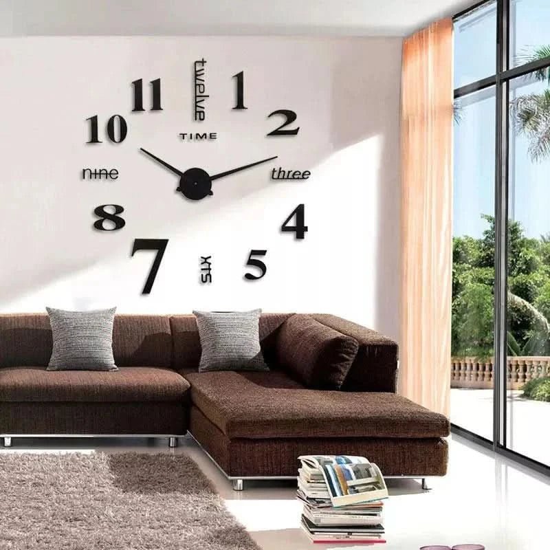 Orologio da Parete in Acrilico LumaDepth, Moderno ed Elegante per Qualsiasi Stanza