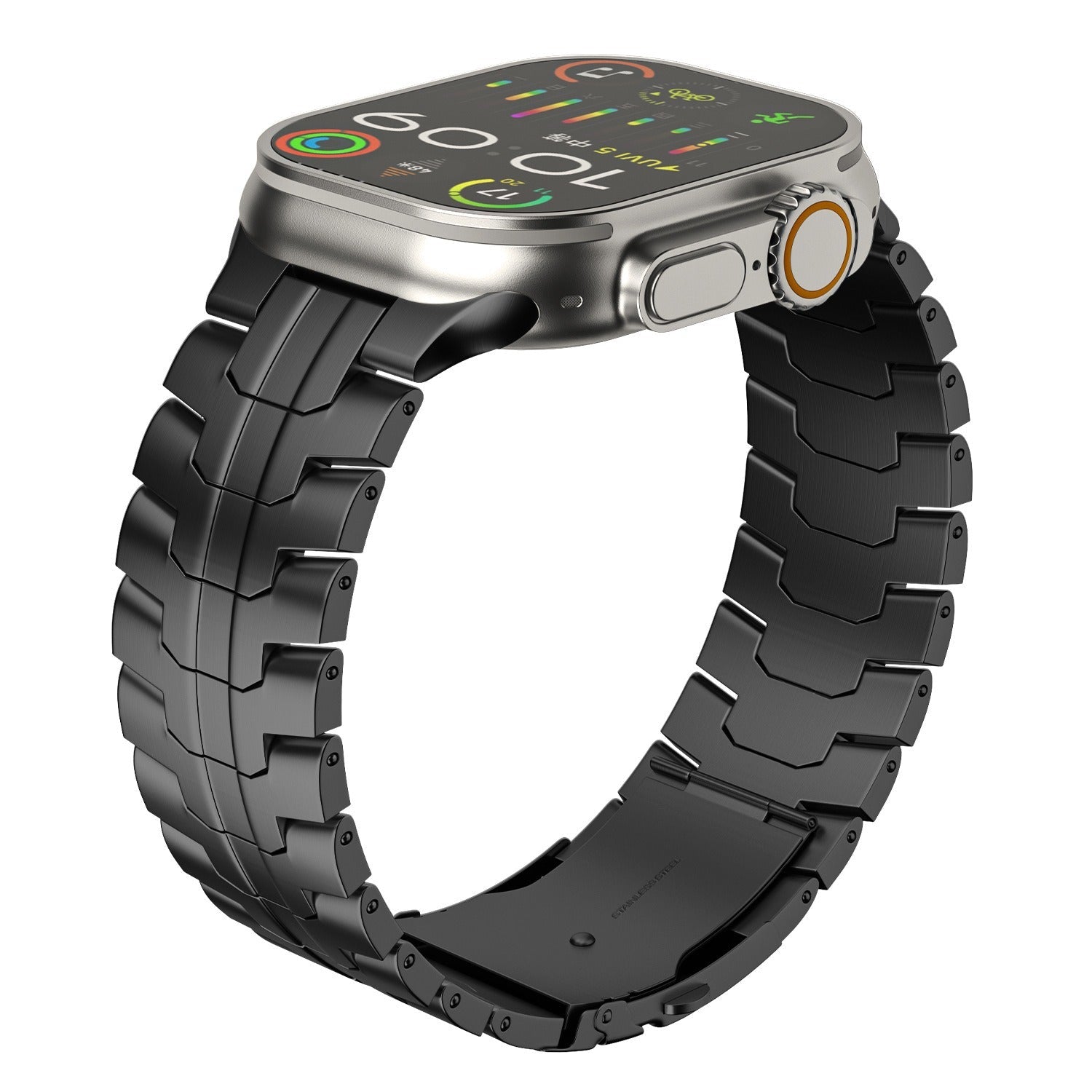 Luksusowa tytanowa opaska Keith Lane do urządzeń Apple Watch