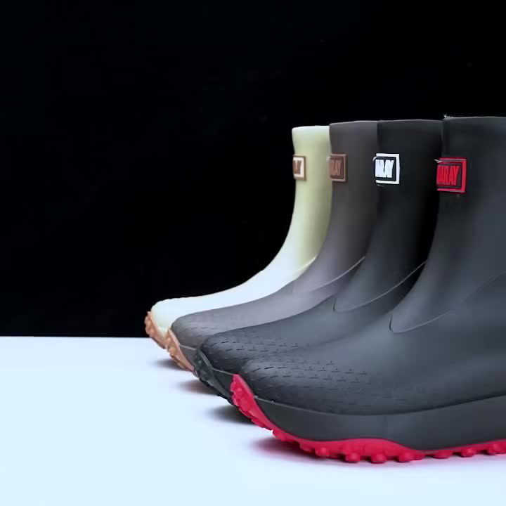Slip-On Waterproof Rain Boots