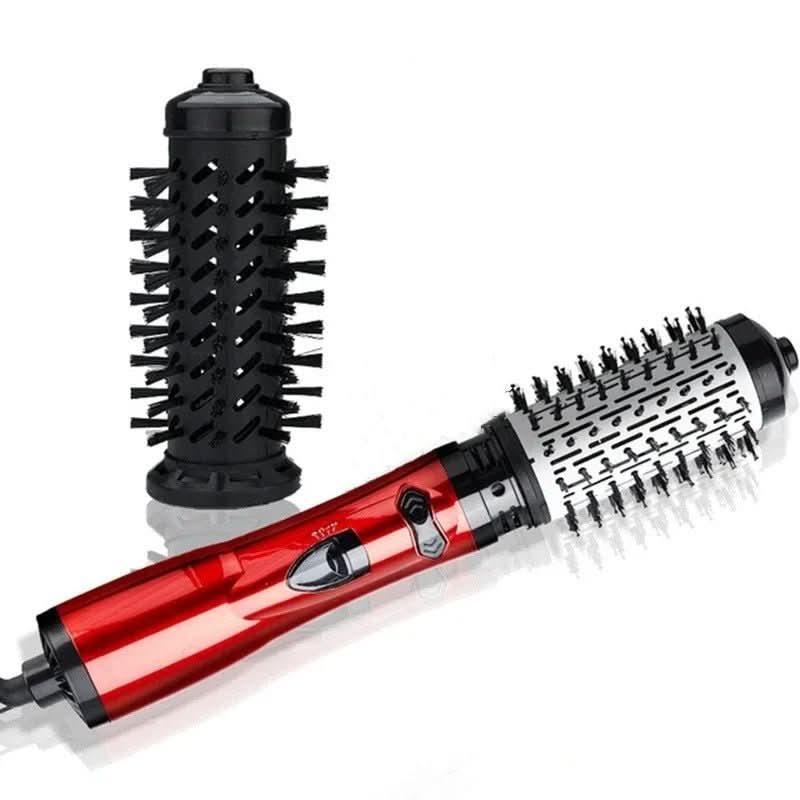 GlamNova 3-In-1 Electric Hair Styler With Hairdryer, Brush And Curling Iron