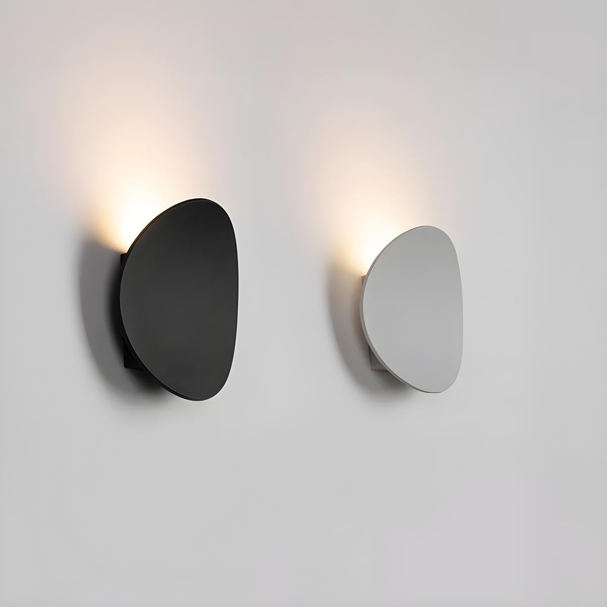 (4 kusy) Nástěnná lampa Twilight LED teplé světlo černá Nástěnné osvětlení interiér nepřímé světlo moderní minimalistické