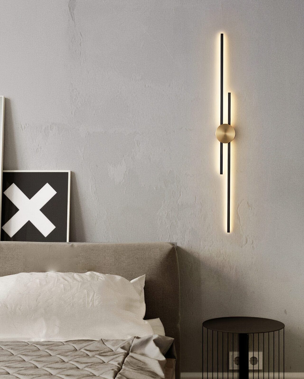 Bethnal Minimalist  Copper Wall Light | Fervei