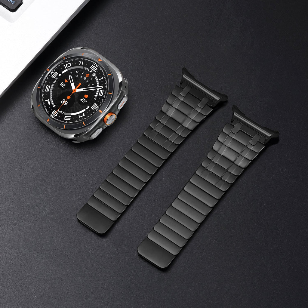 AP Frostet Rustfrit Stål Magnetisk Rem til Samsung Watch 7 Ultra | Fervei