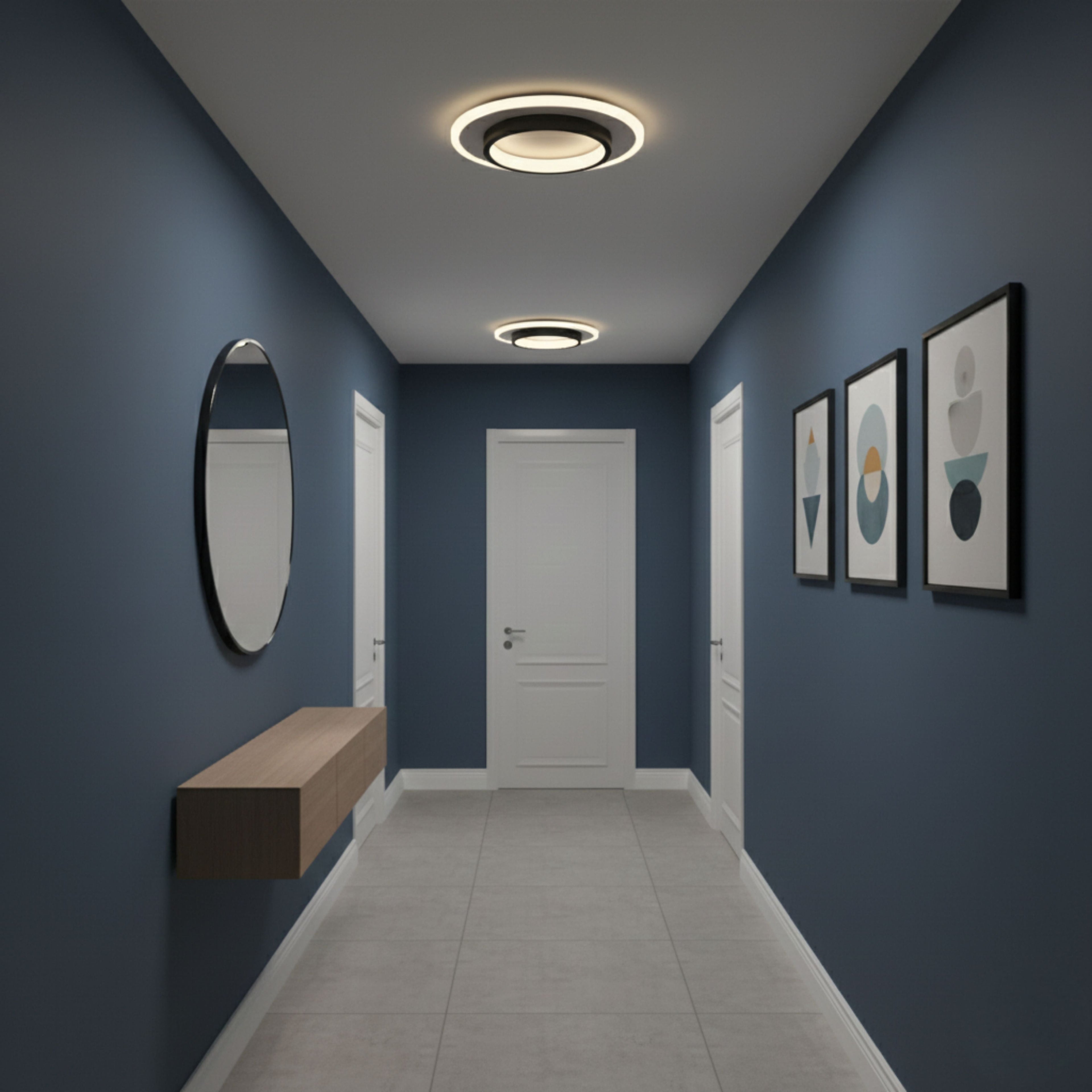 Současné elegantní LED stropní svítidlo AureaLux s přisazenou montáží