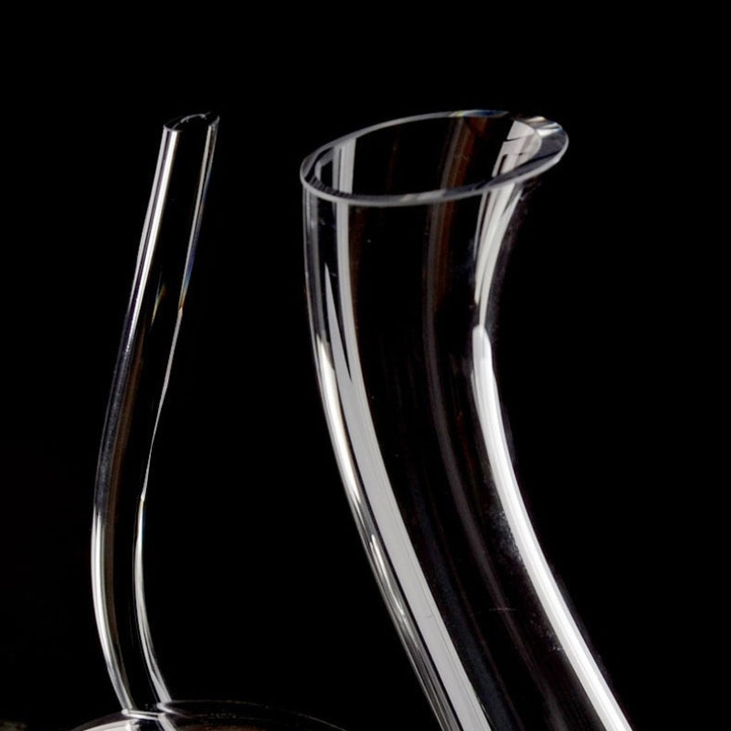 Decantador de vino Mendocino Twist con cristal para mesas modernas