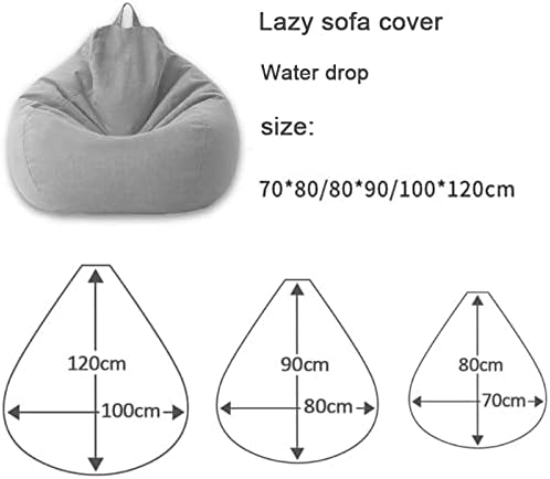 AzureWeave Luxury Linen Bean Bag Ergonomic And Stylish Comfort Seating | Fervei