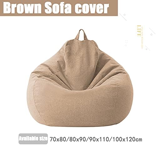 AzureWeave Luxury Linen Bean Bag Ergonomic And Stylish Comfort Seating | Fervei